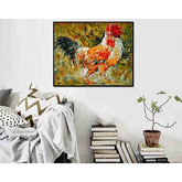 Paint by Numbers Rooster Portrait Animals Animal Art